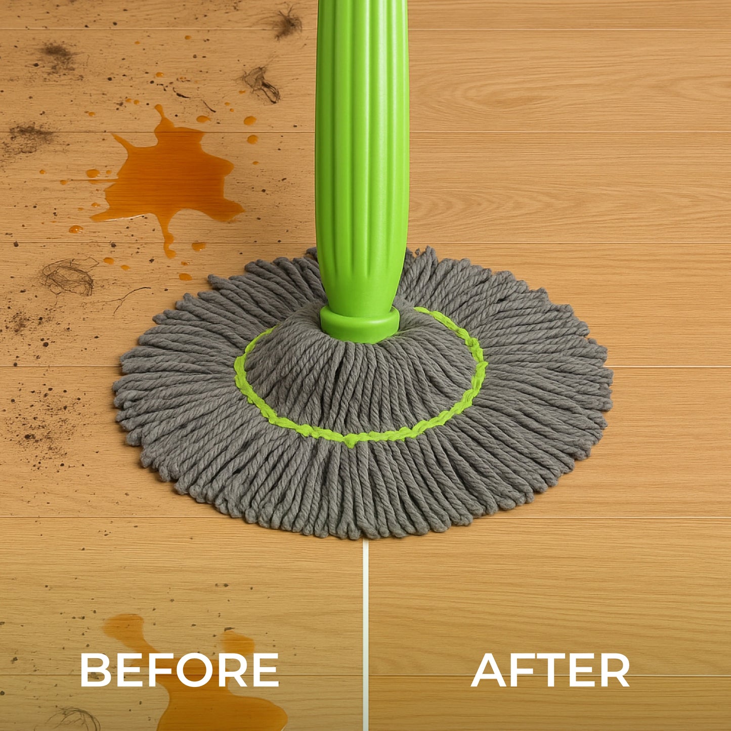 Self-twisting Water Rotating Mop | New floor cleaning Mop